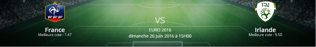 Pronos France Irlande